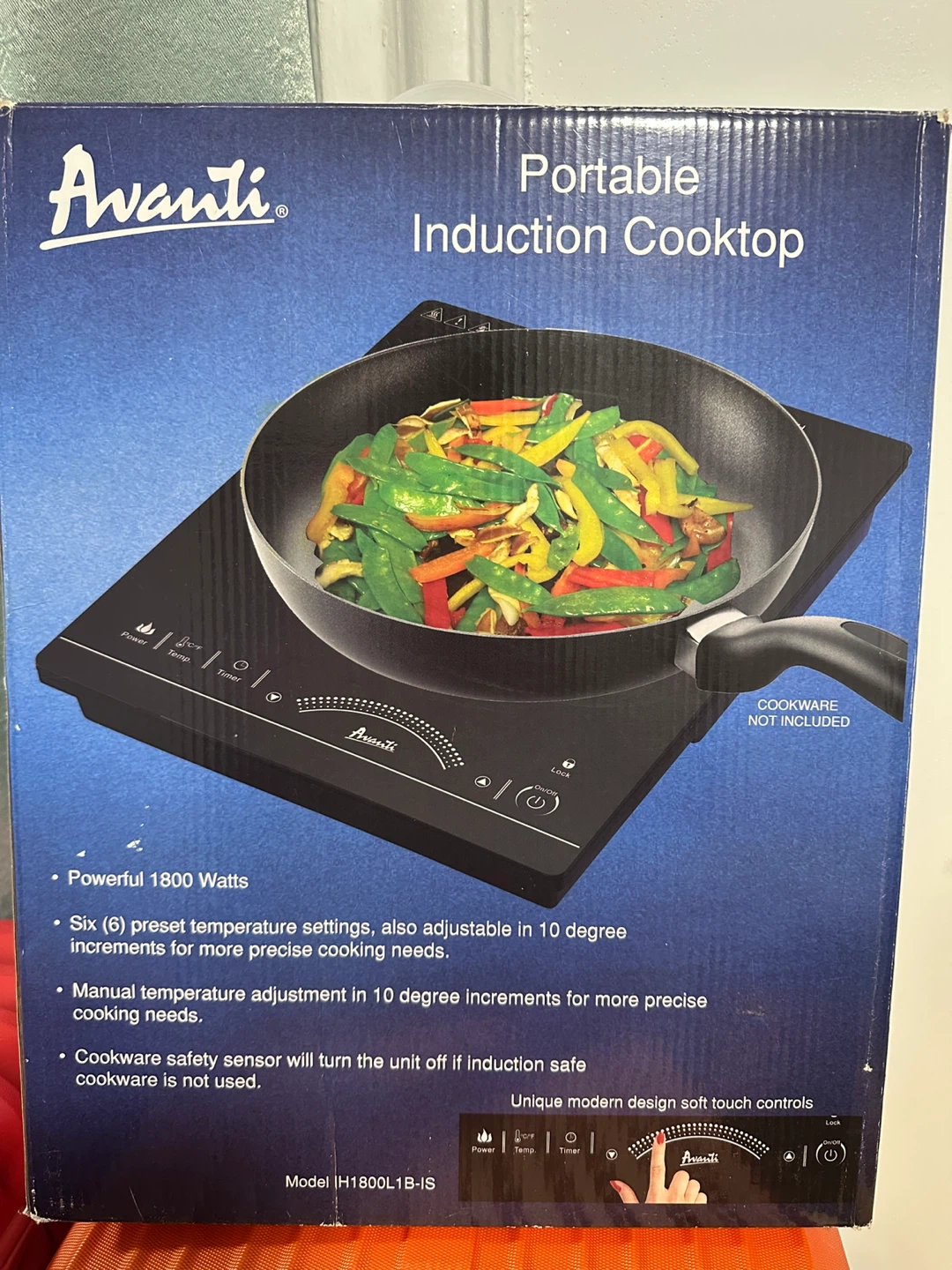 Avanti Portable Induction Cooktop