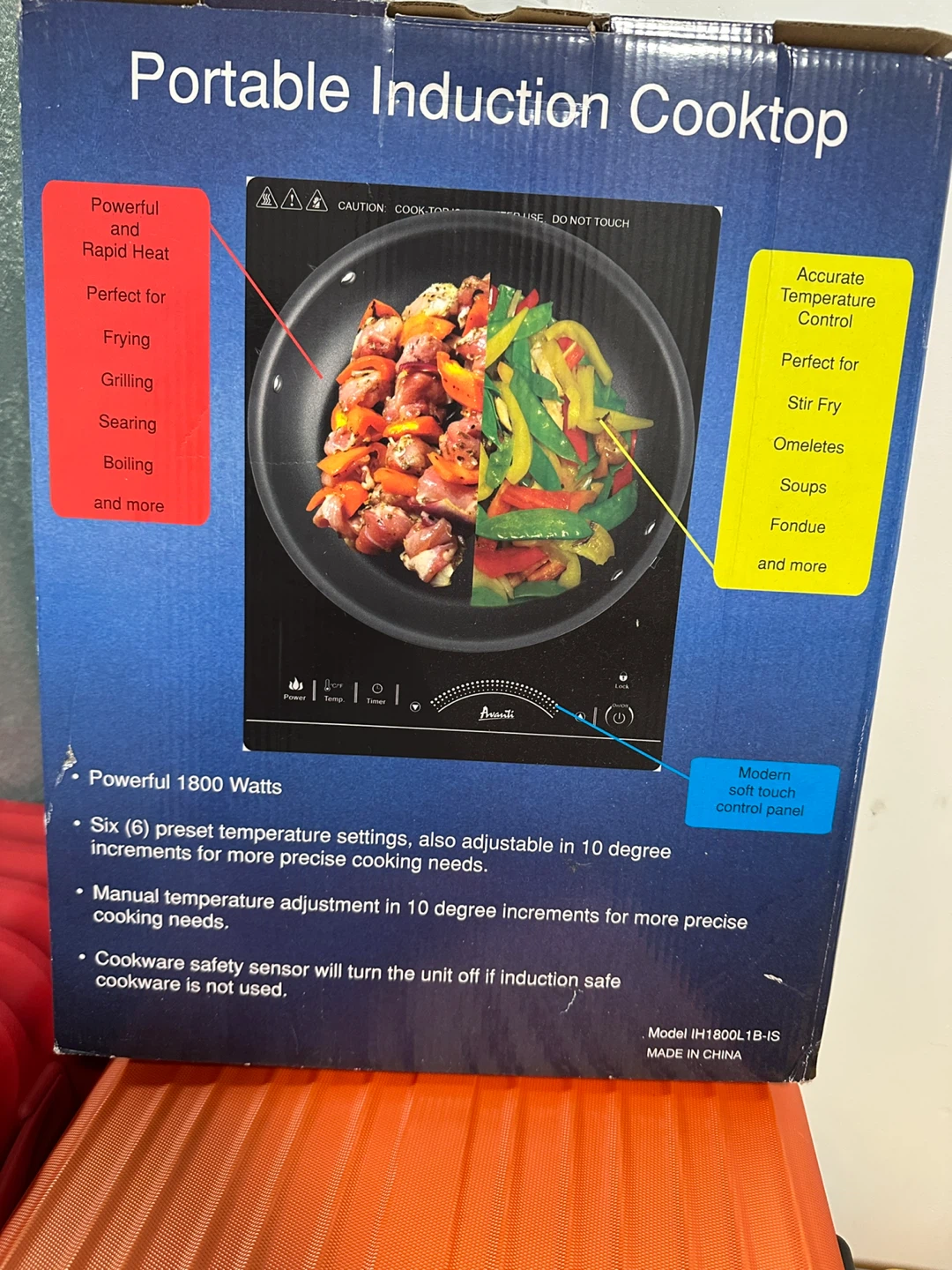 Avanti Portable Induction Cooktop - photo 2