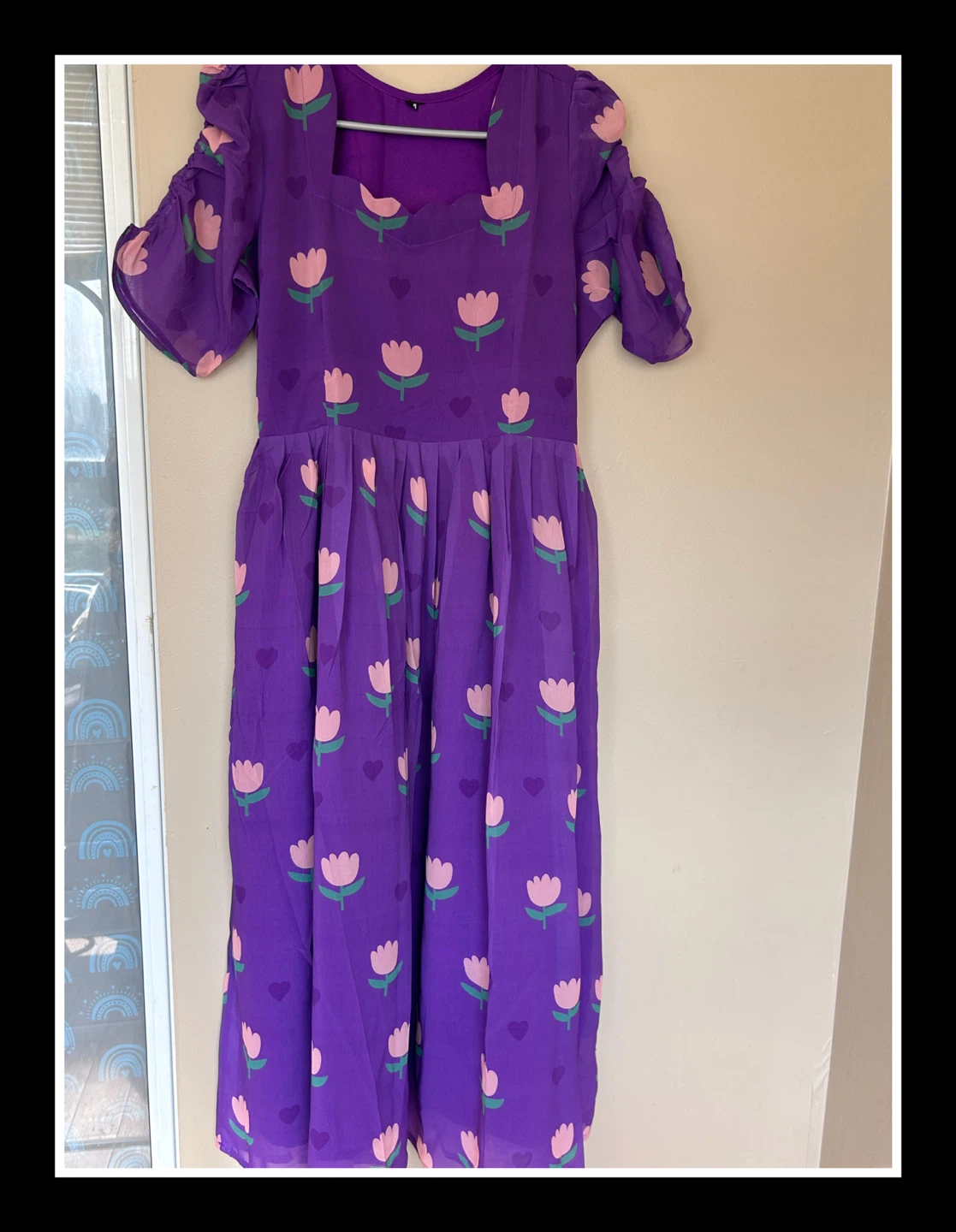 Purple Tulip Print Dress - photo 2