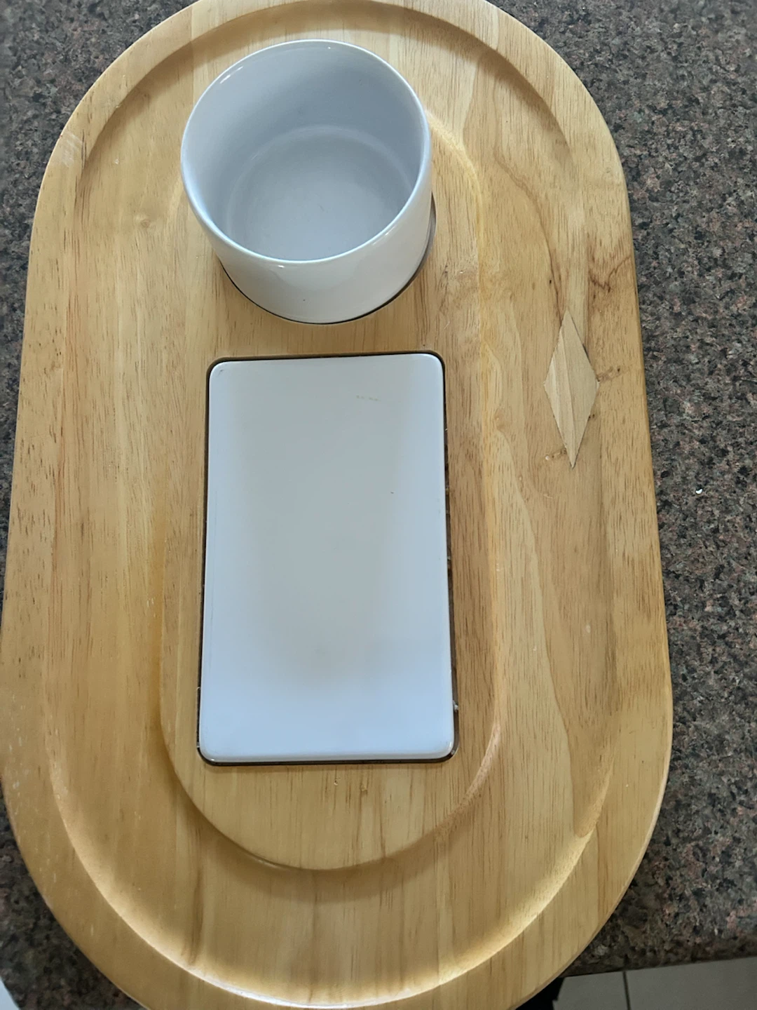 Cheese board with dip container - photo 2