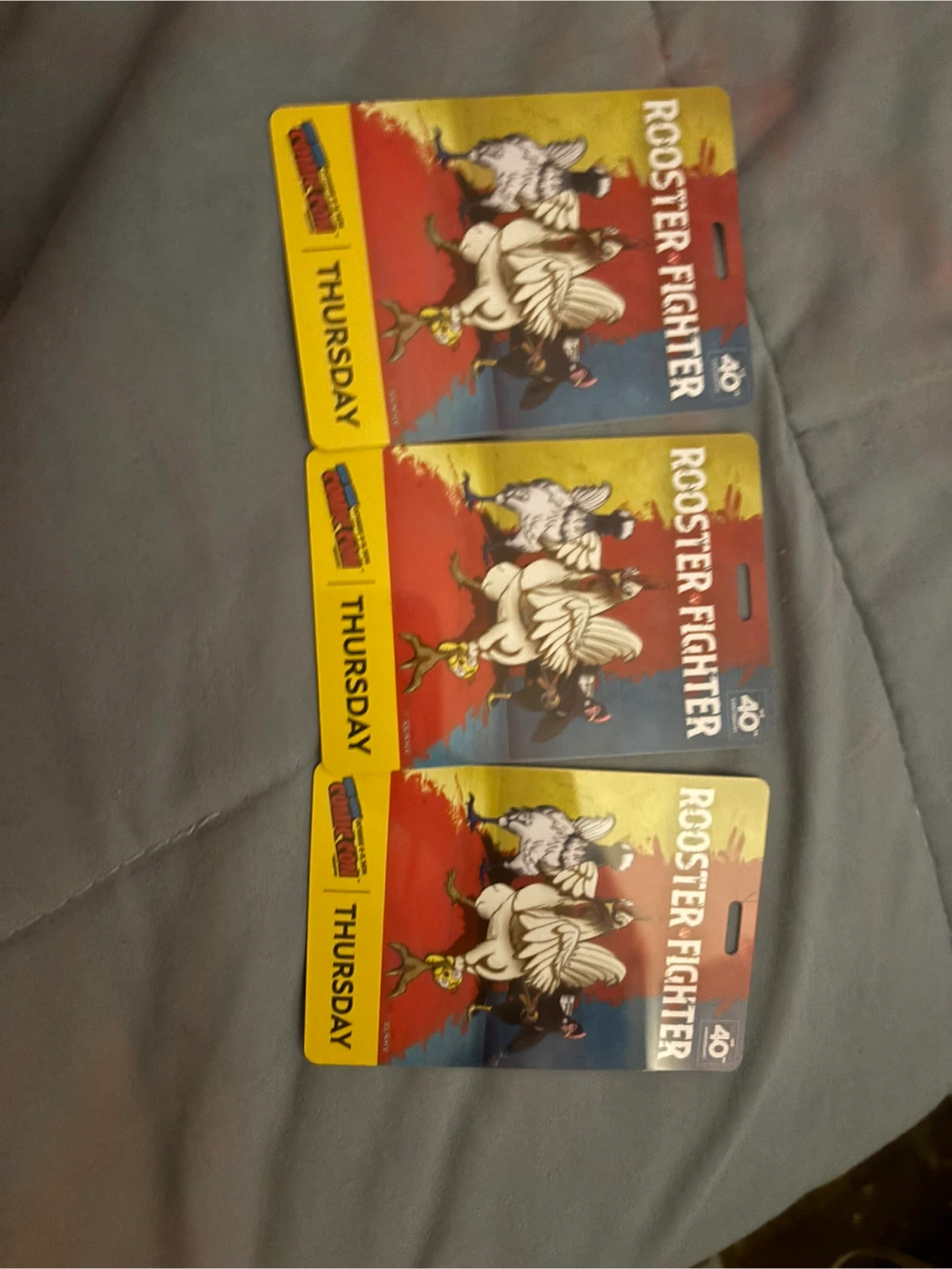 3 Comic-Con Rooster Fighter Thursday Passes