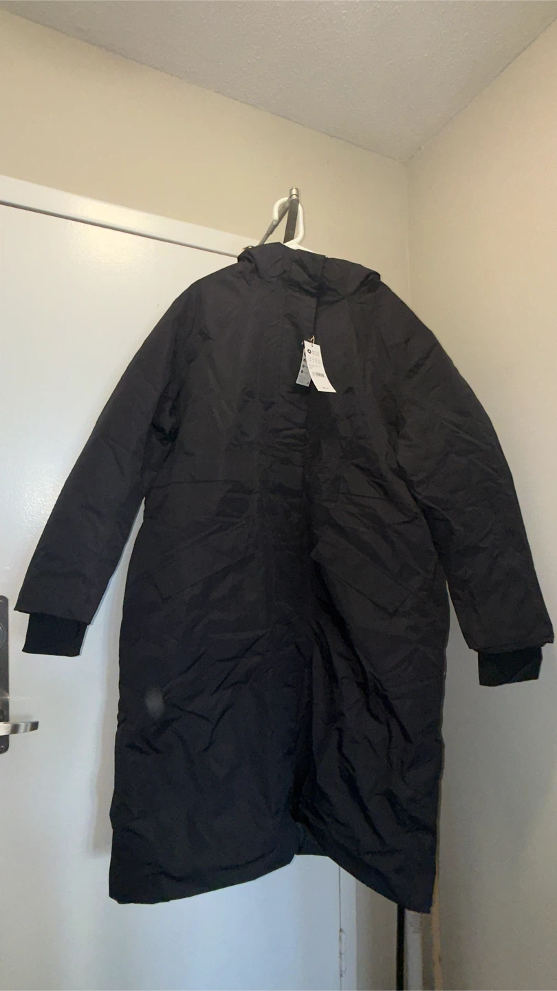 Active People Black Parka Jacket