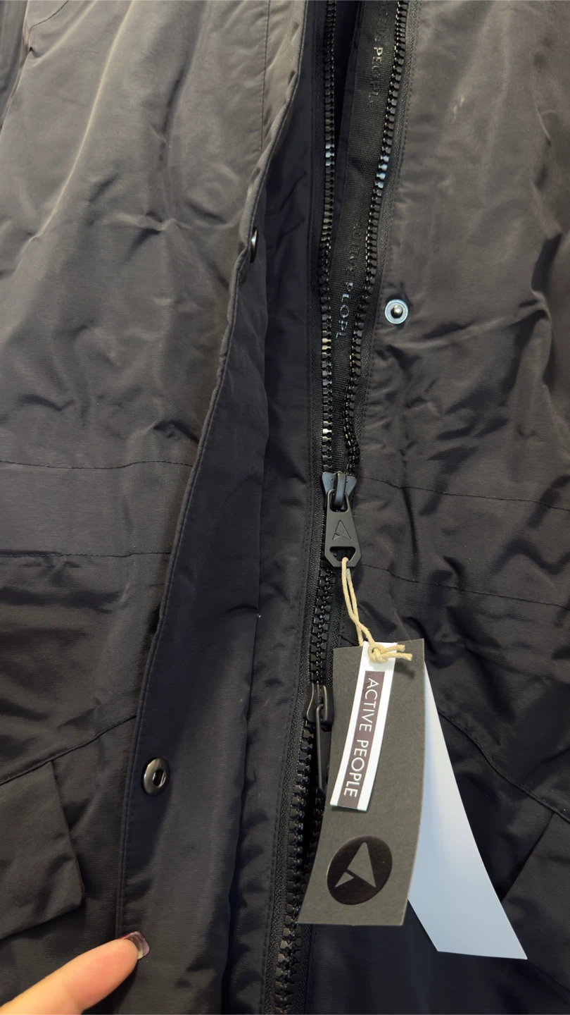 Active People Black Parka Jacket - photo 2
