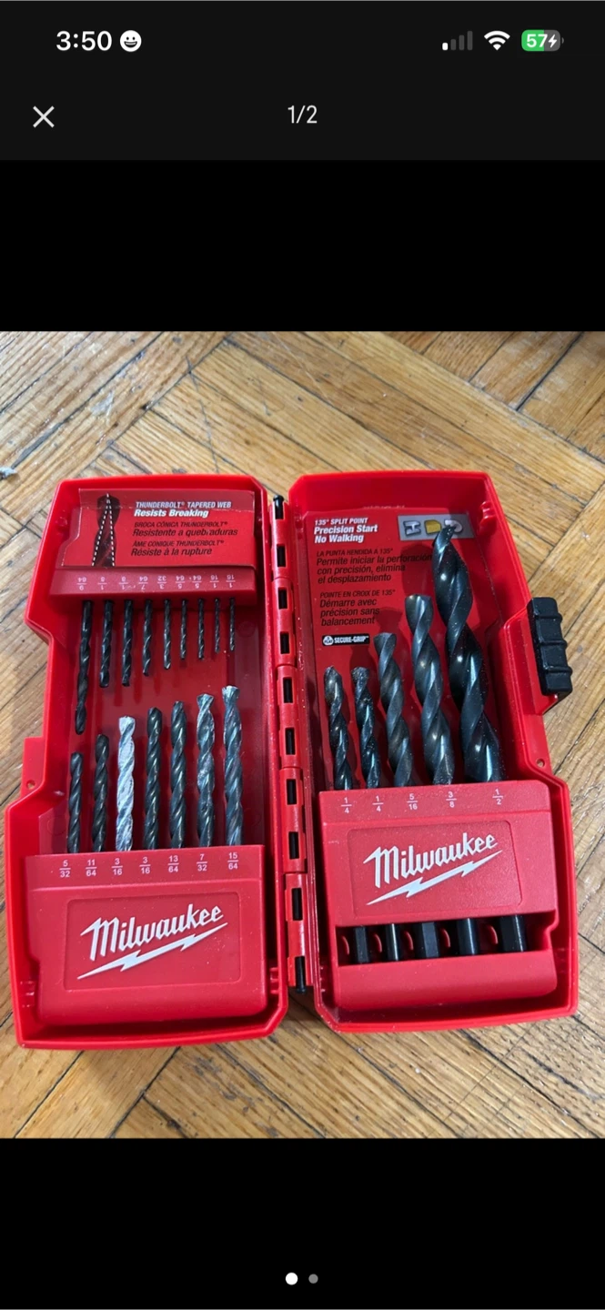 Milwaukee Thunderbolt Drill Bit Set