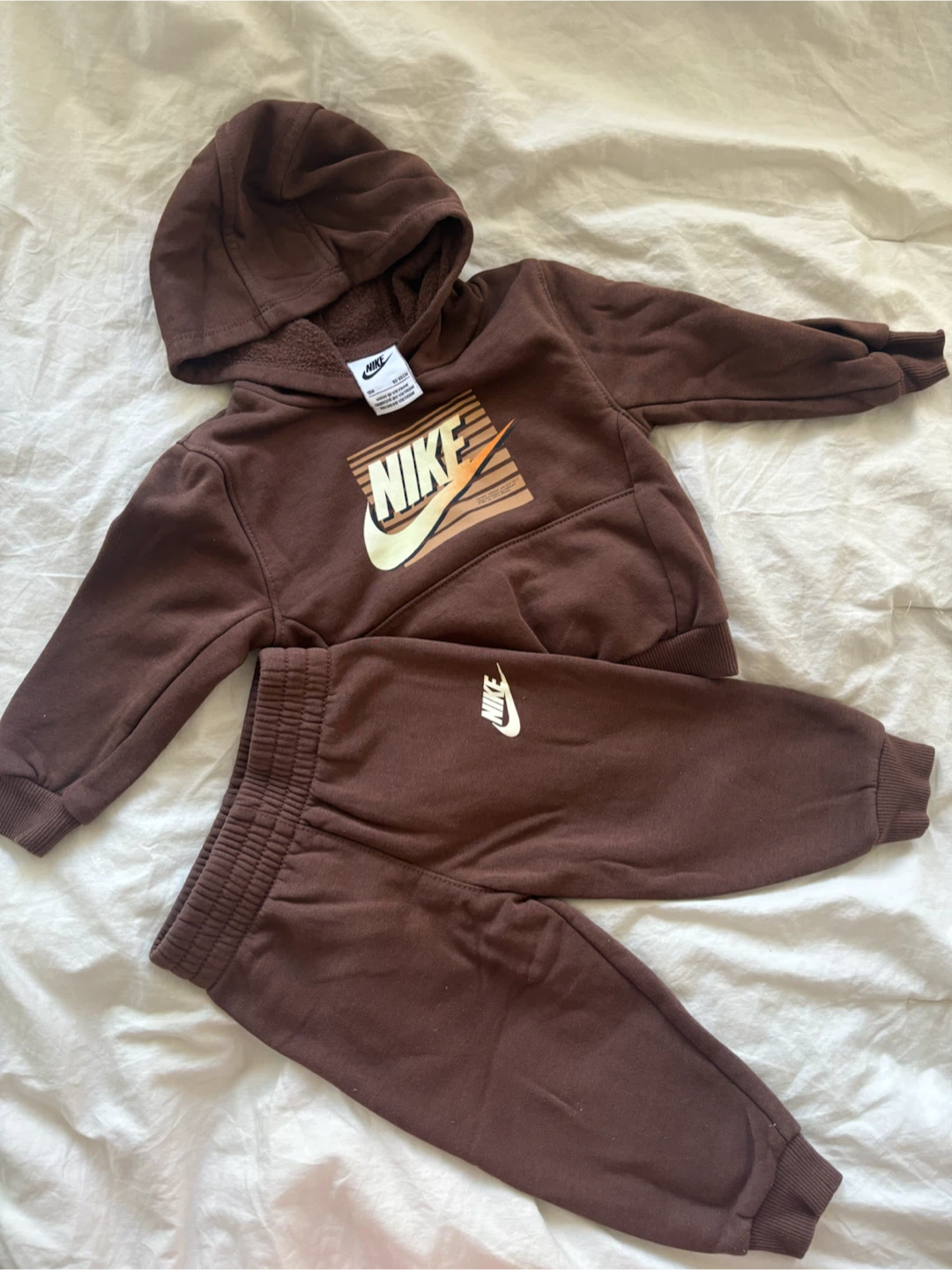 Nike Toddler Tracksuit Brown