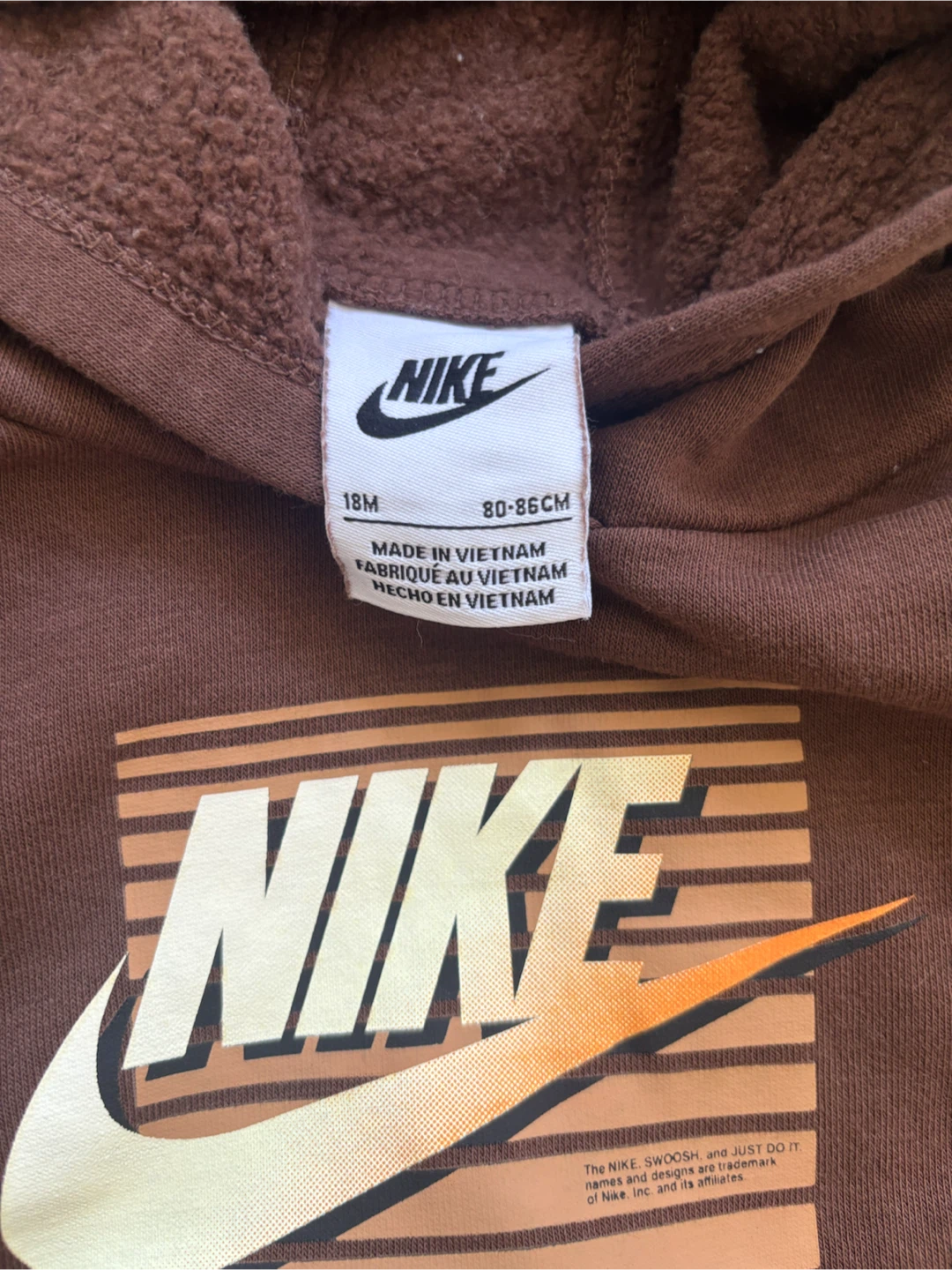 Nike Toddler Tracksuit Brown - photo 3