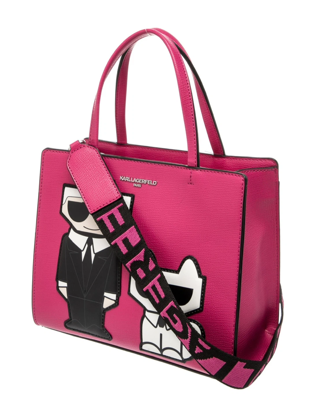 Karl Lagerfeld Fuscia pink satchel bag and Crossbody Bag - photo 2