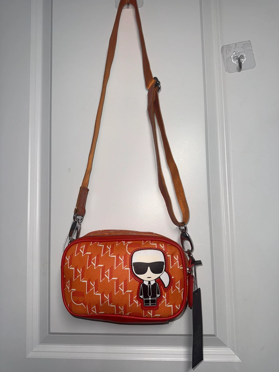 Karl Lagerfeld Fuscia pink satchel bag and Crossbody Bag - photo 3