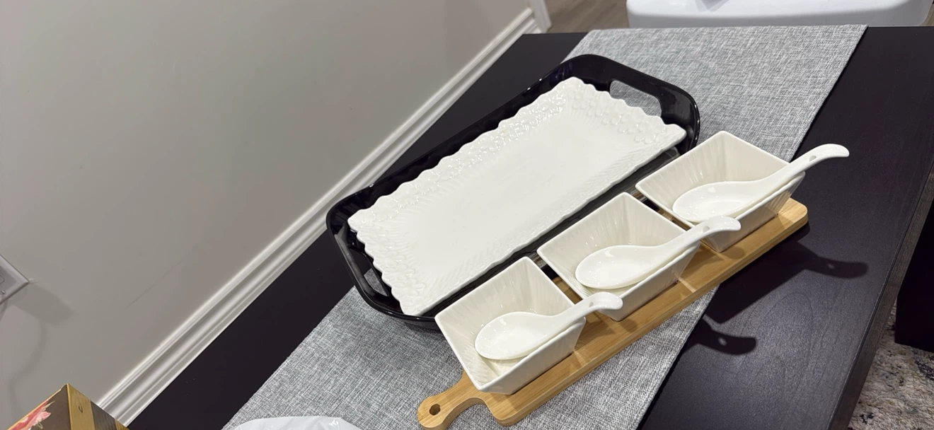 Moving Sale – Serving Trays & Serving Dishes Set - photo 2