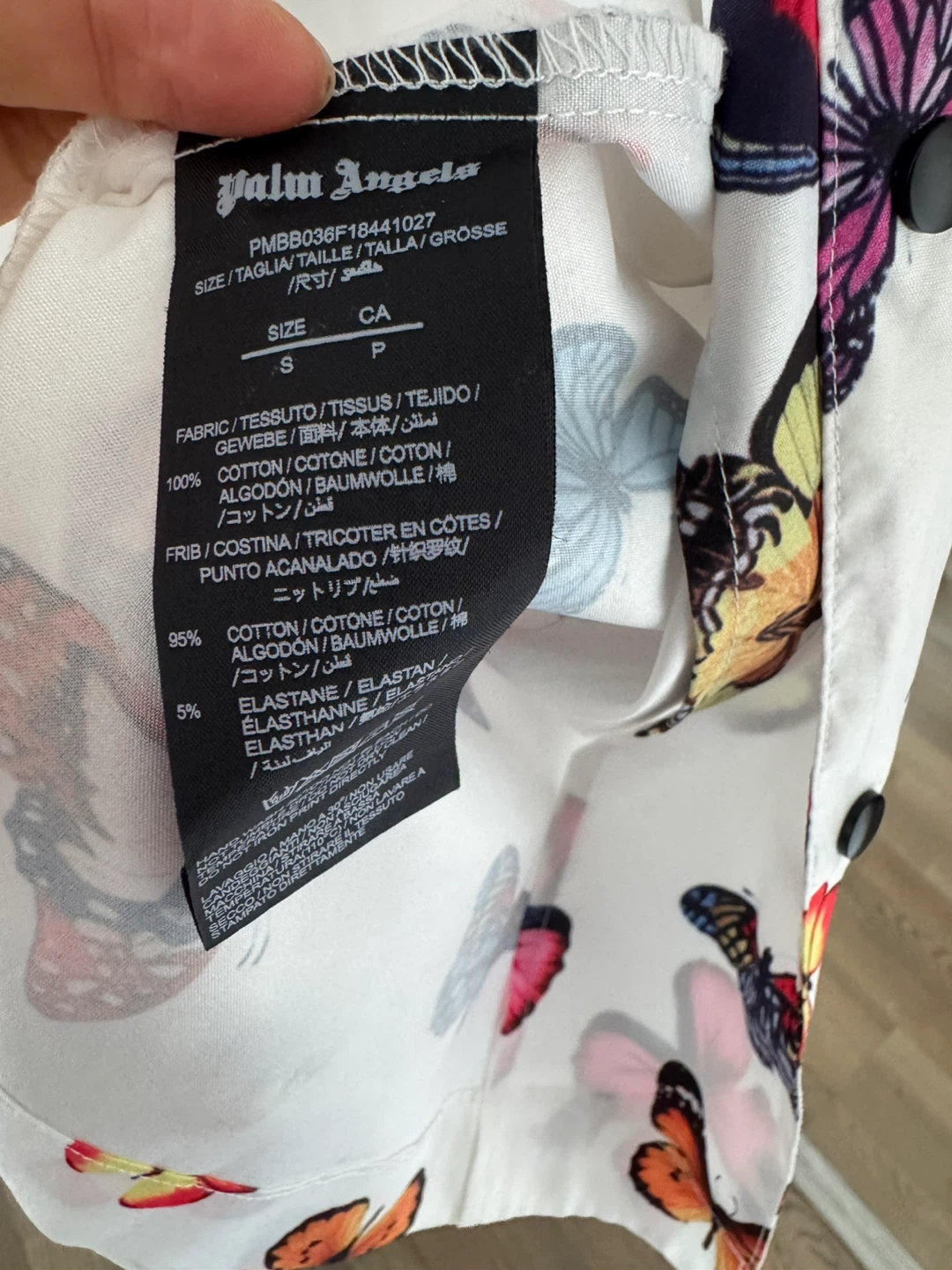 Palm Angels Butterfly Print Shirt - photo 5