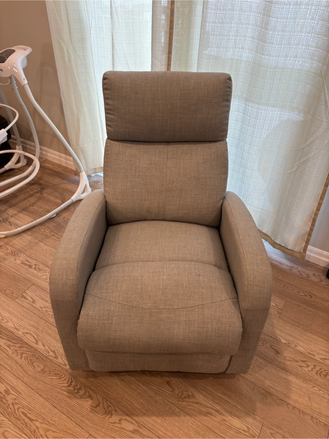 Fabric Recliner Rocking Chair