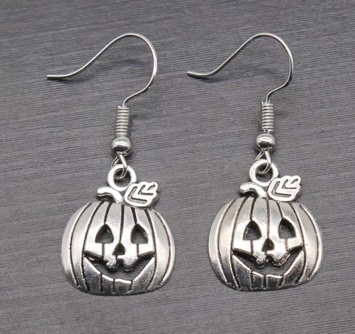 Halloween Pumpkin Drop Earrings
