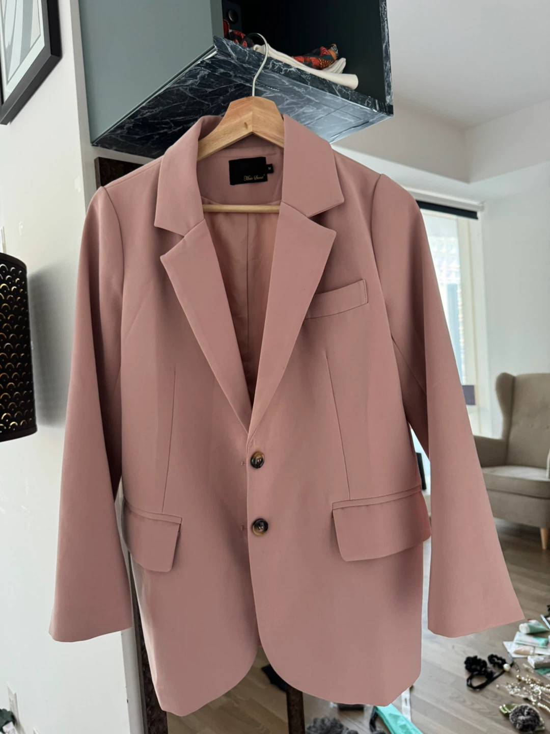 Designer’s Dusty Rose Blazer