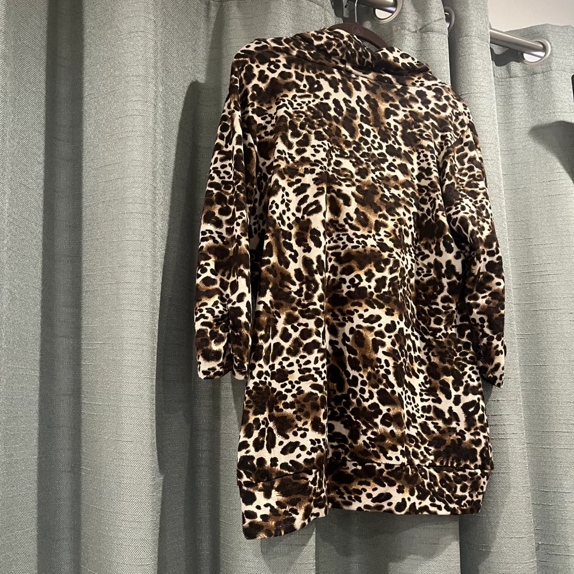 Leopard Print Cowl Neck Sweater - photo 4