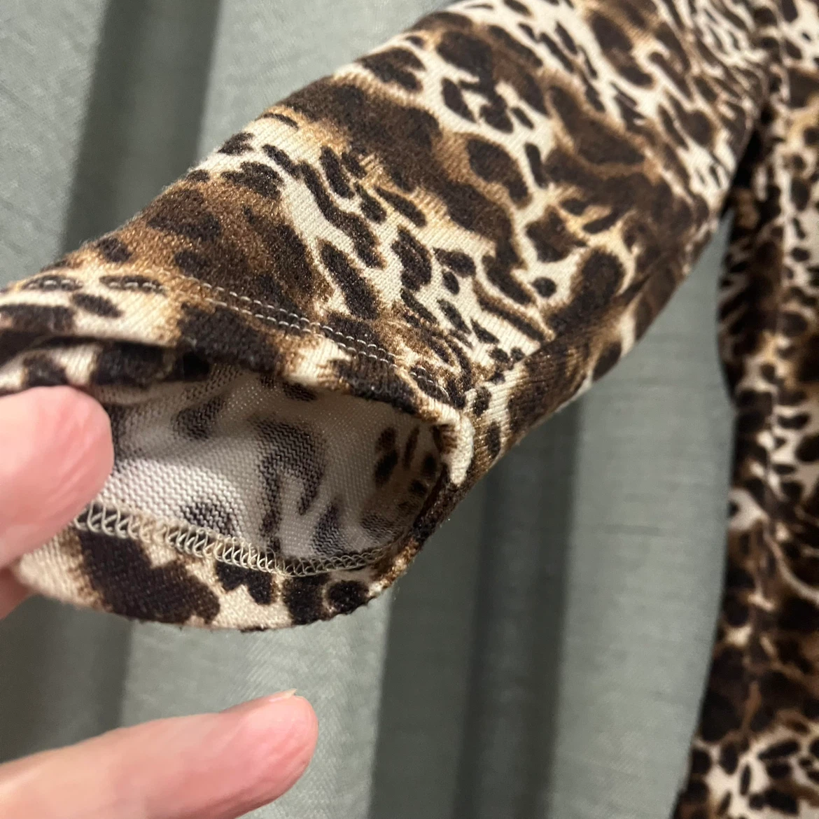 Leopard Print Cowl Neck Sweater - photo 5