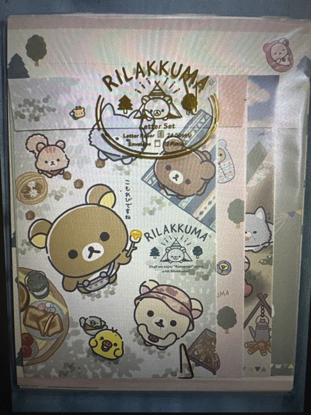 Rilakkuma Camping Letter Set