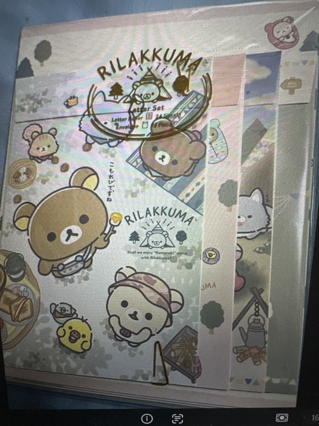 Rilakkuma Camping Letter Set - photo 2