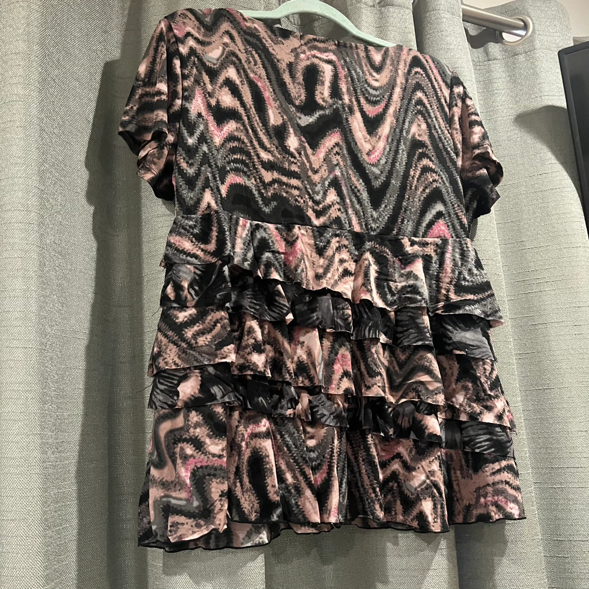 Style & Co. Ruffled Printed Top