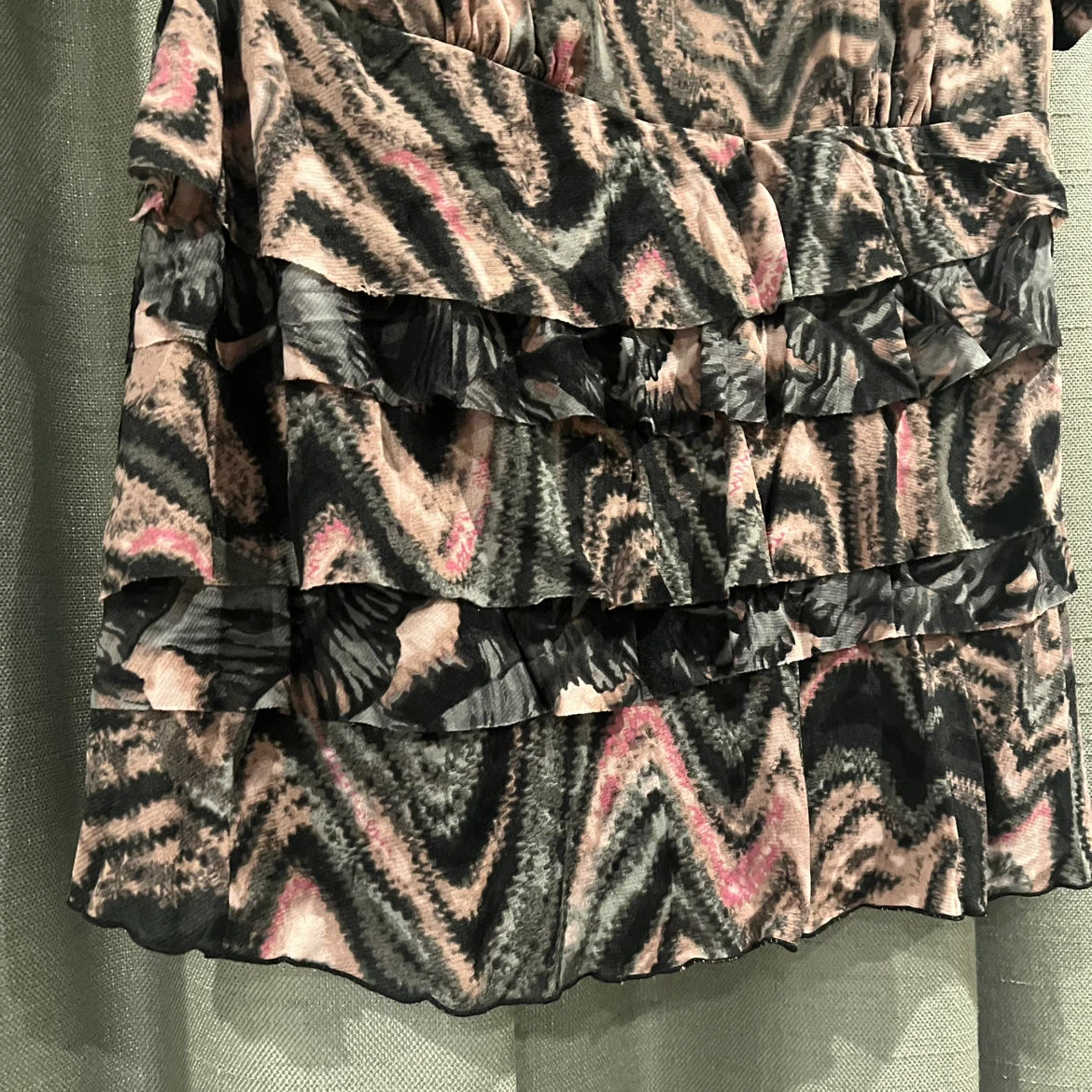Style & Co. Ruffled Printed Top - photo 2