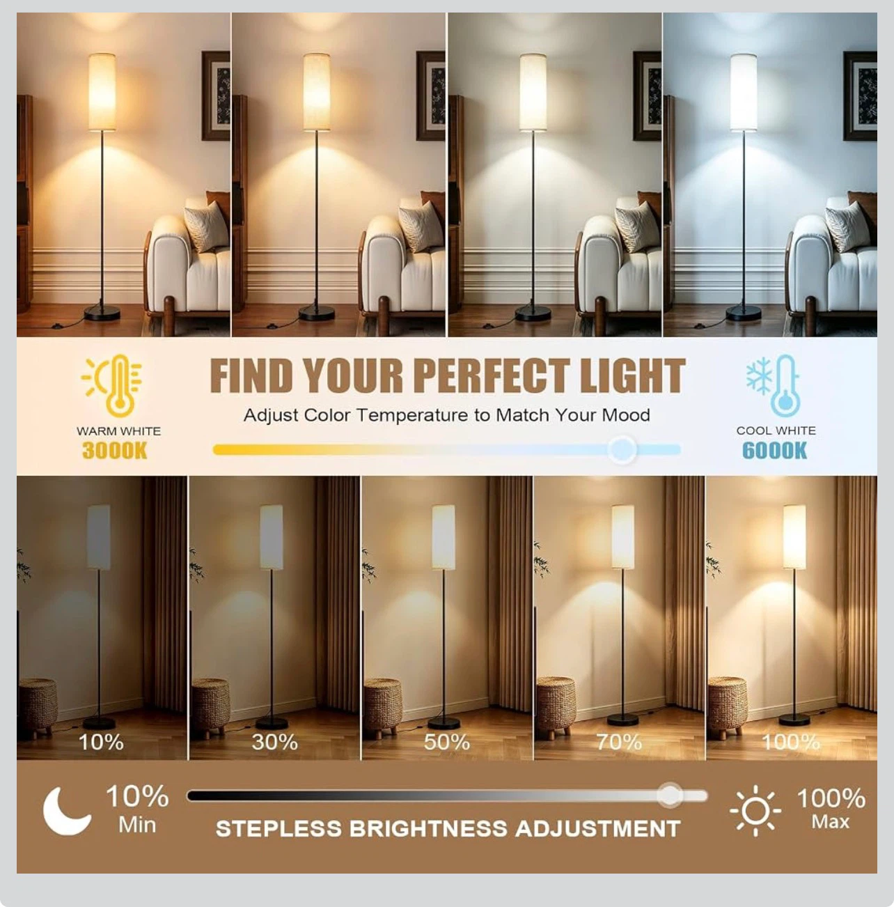 RGB LED Smart Floor Lamp - photo 5