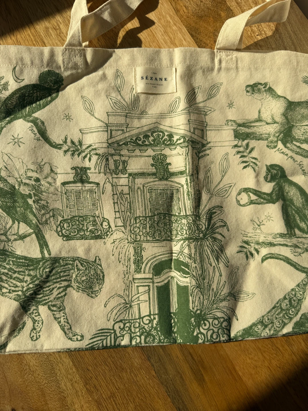 Sézane Canvas Tote Bag - photo 3