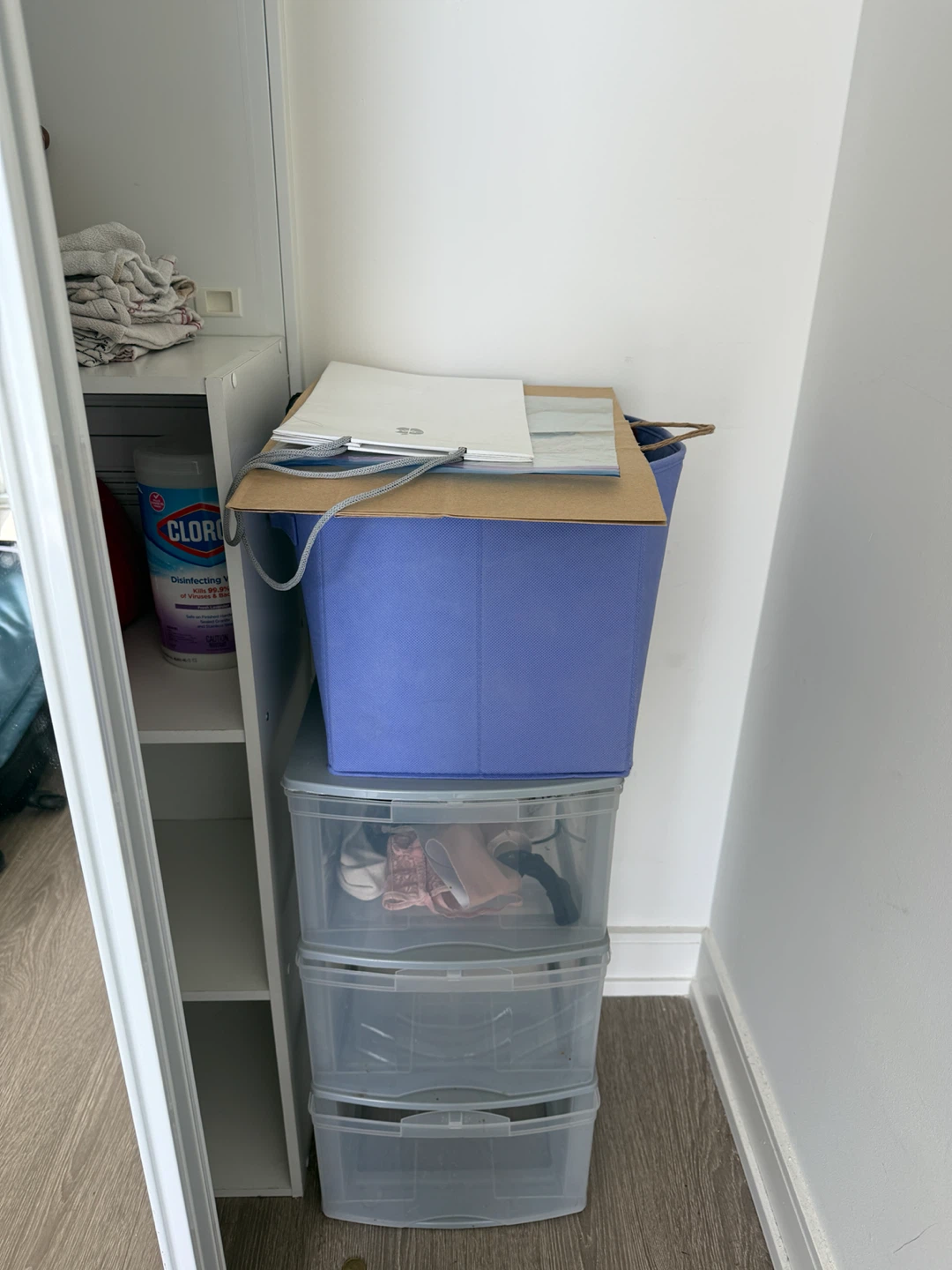 3-Drawer Plastic Storage Tower