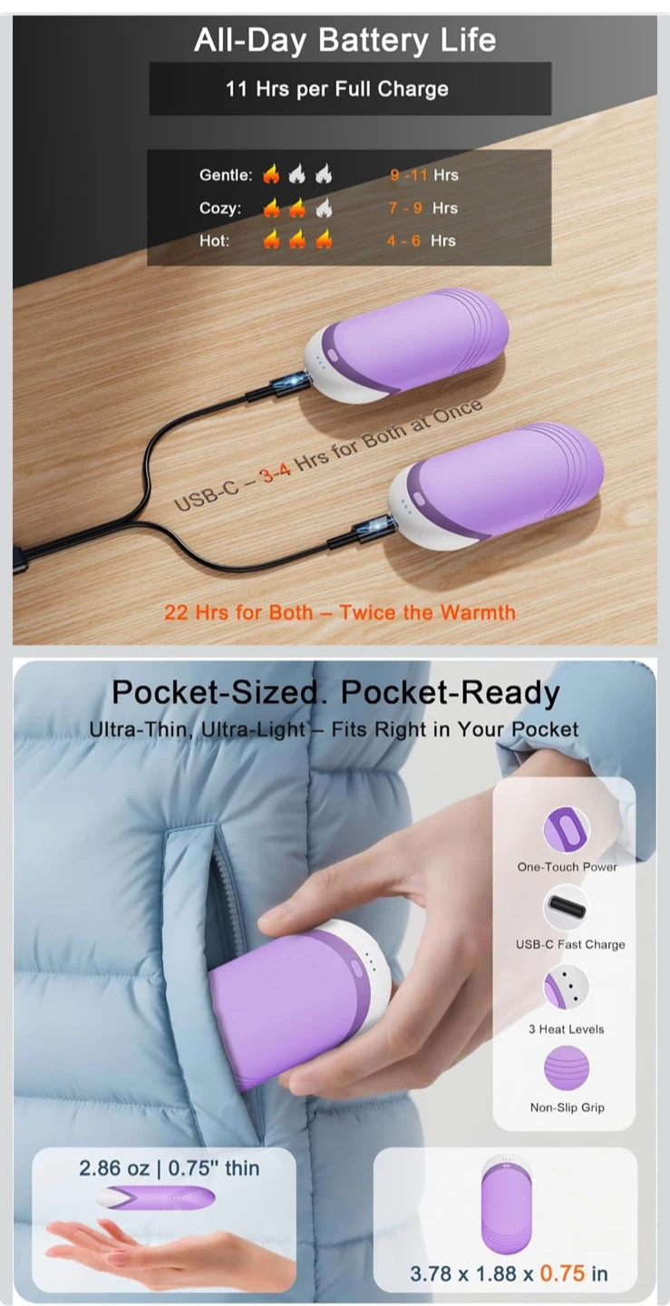 Rechargeable Hand Warmers - photo 3