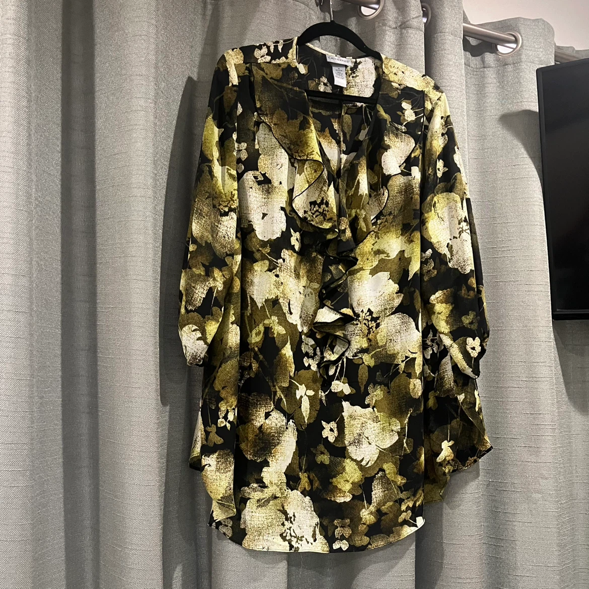 Catherines Floral Ruffle Blouse
