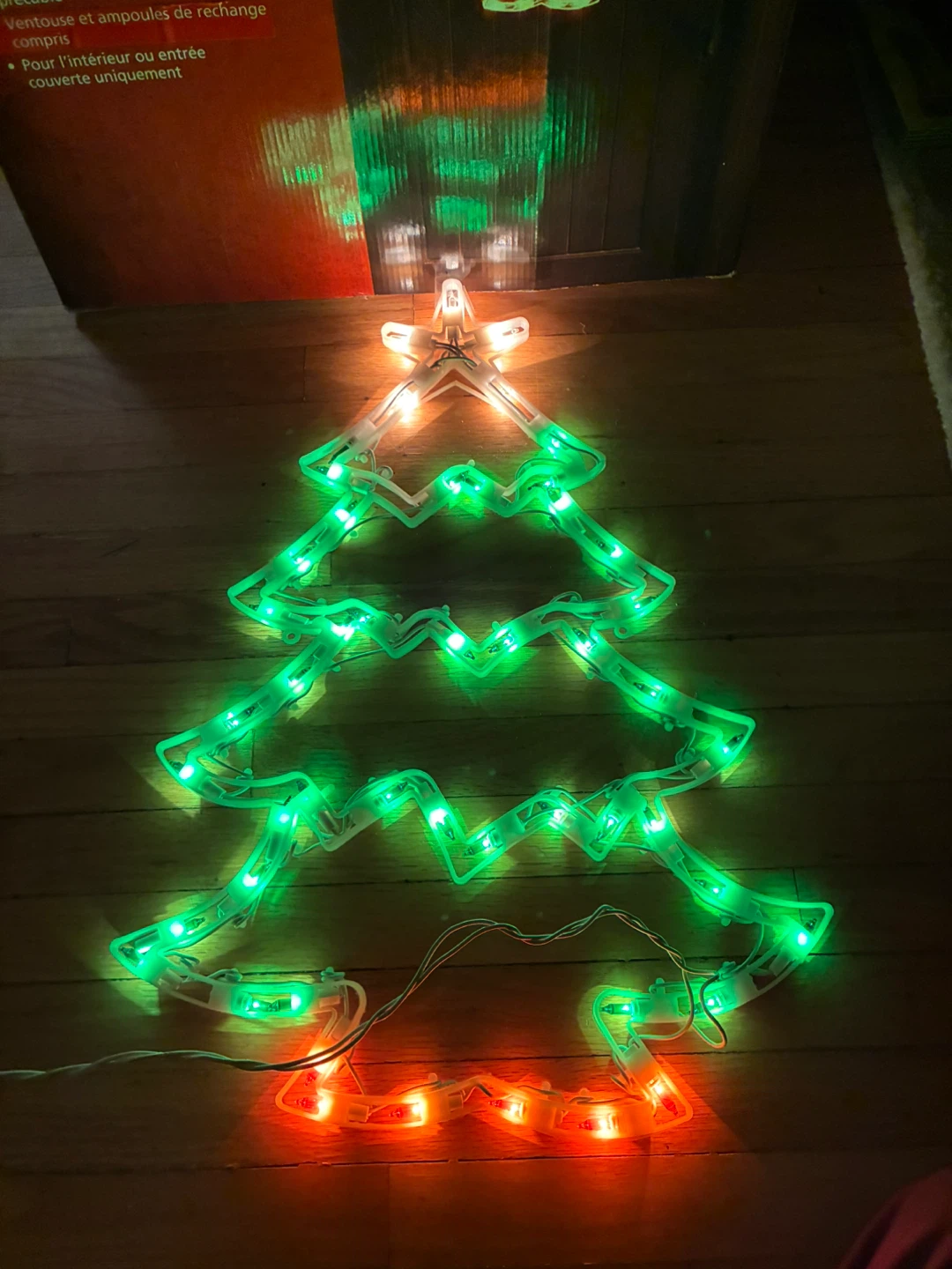4 Vintage Home Accents Christmas Window Lights - 20"