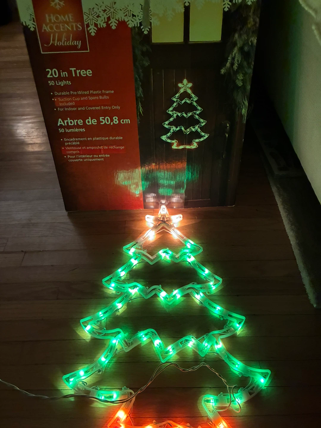 4 Vintage Home Accents Christmas Window Lights - 20" - photo 2