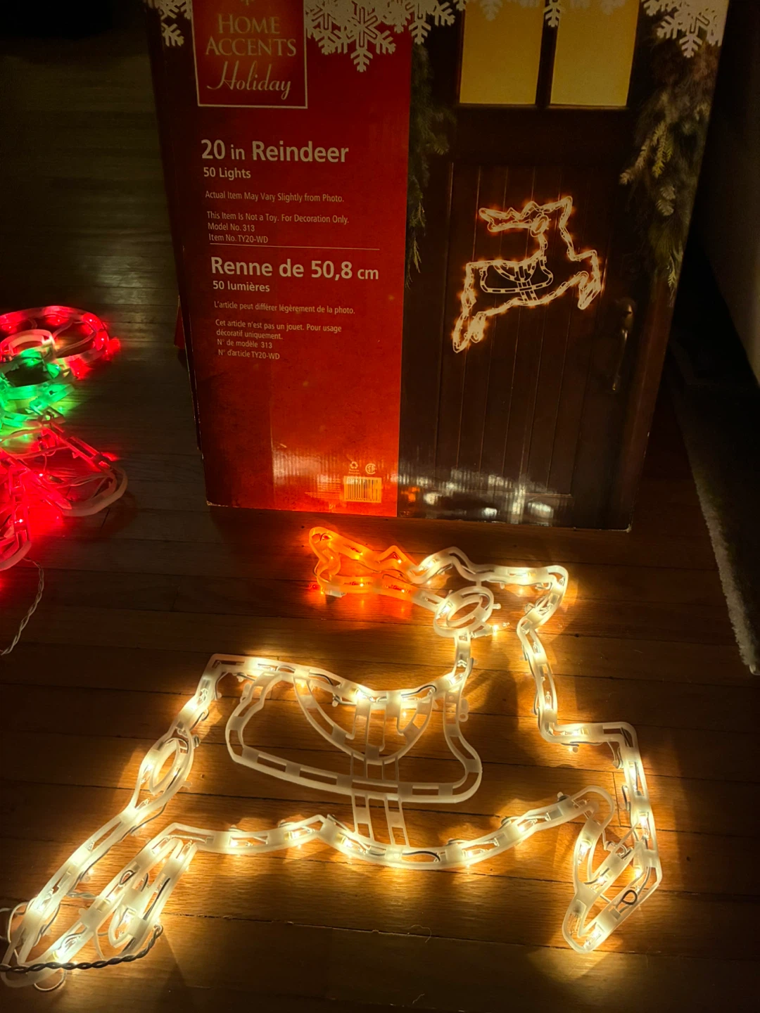 4 Vintage Home Accents Christmas Window Lights - 20" - photo 3