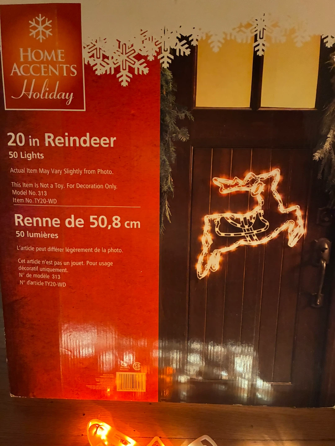 4 Vintage Home Accents Christmas Window Lights - 20" - photo 4