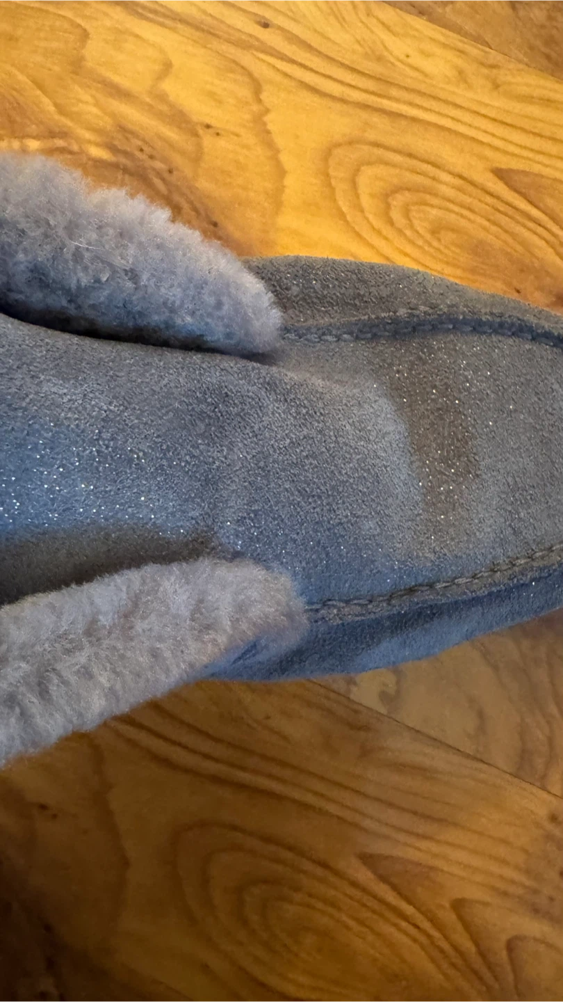 Santoni Suede Fur-Lined Loafers - photo 4
