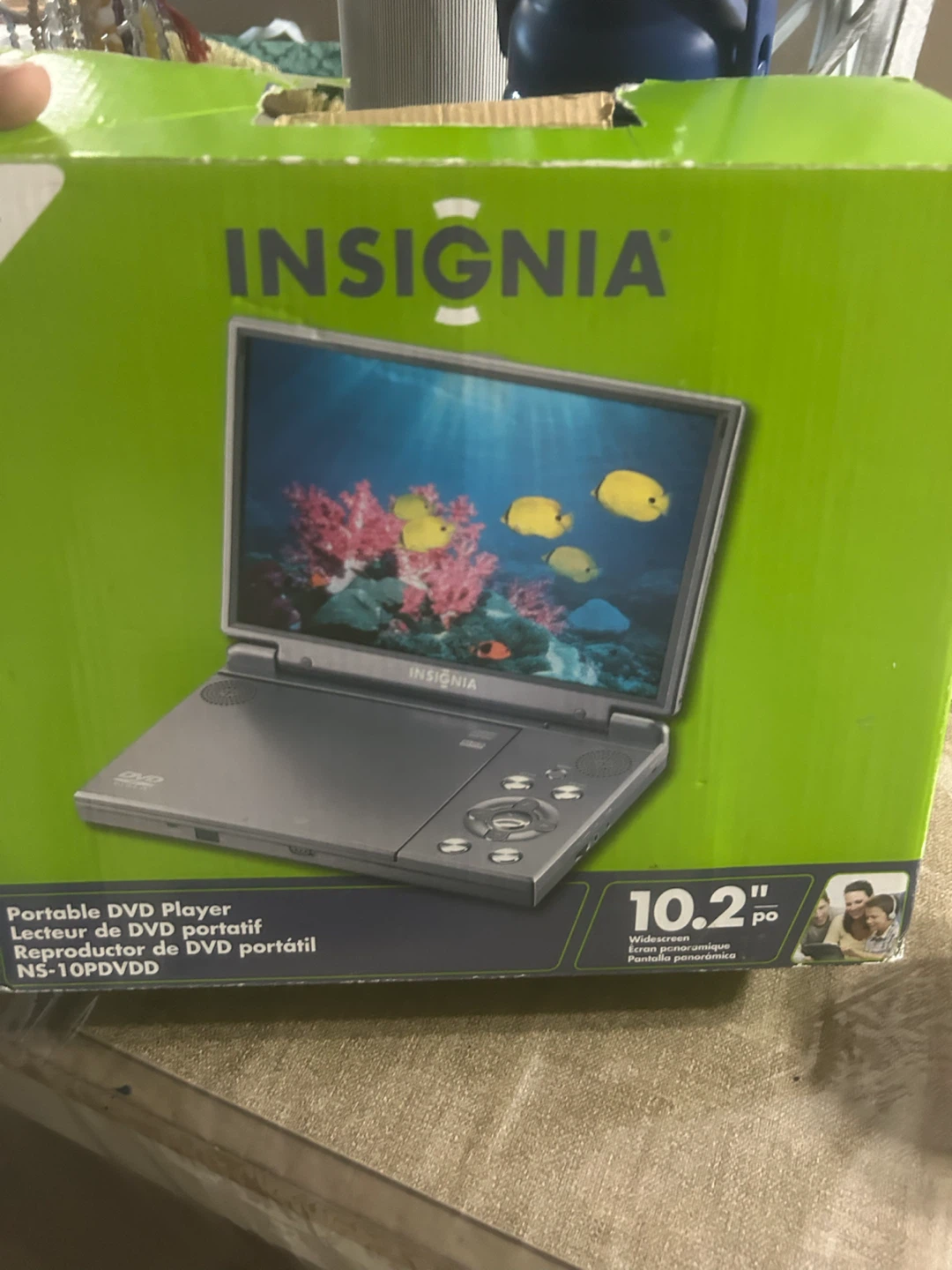 Insignia 10.2" Portable DVD Player NS-10PDVDD