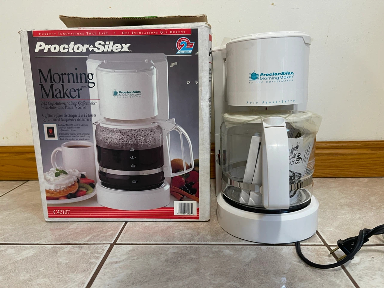 Proctor Silex Morning Maker 12 Cup Coffee Maker