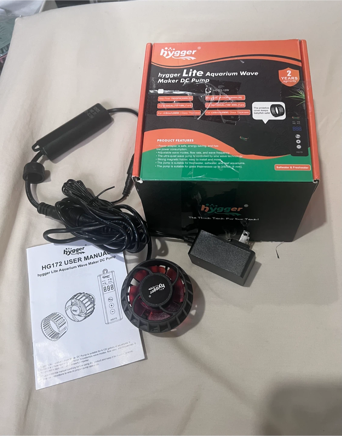 BRAND NEW Hygger Lite Aquarium Wave Maker DC Pump