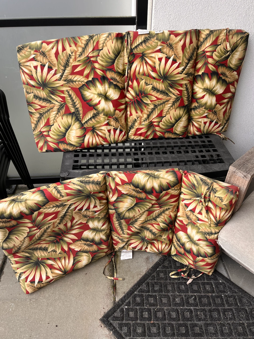 Lounge chair cushions