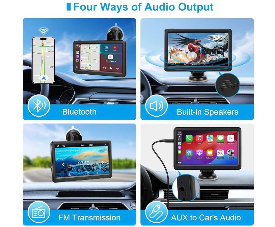 7 inch Wireless Carplay and Android Auto Display - photo 5