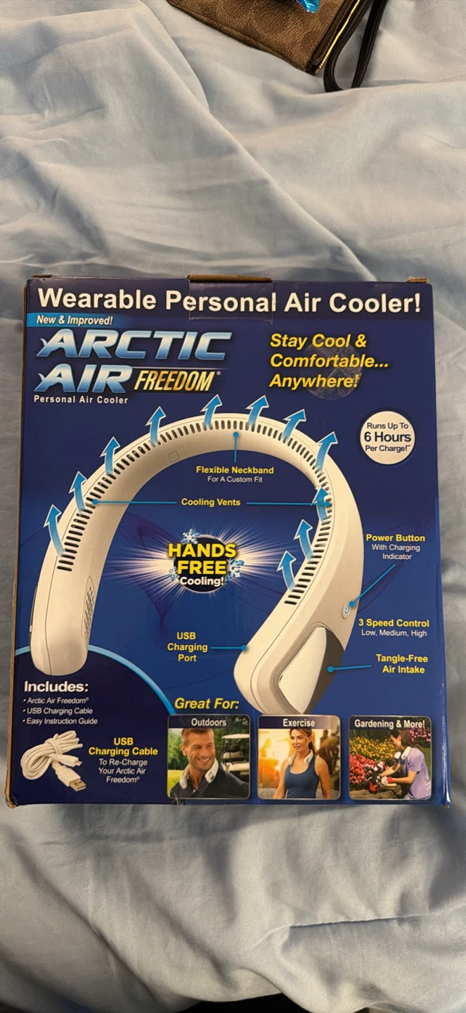 Arctic Air Freedom Wearable Personal Air Cooler