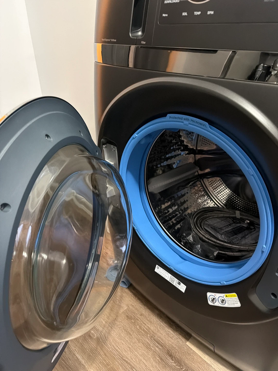 BRAND NEW GE Profile UltraFast Washer & Dryer Combo – $2,200 - photo 3