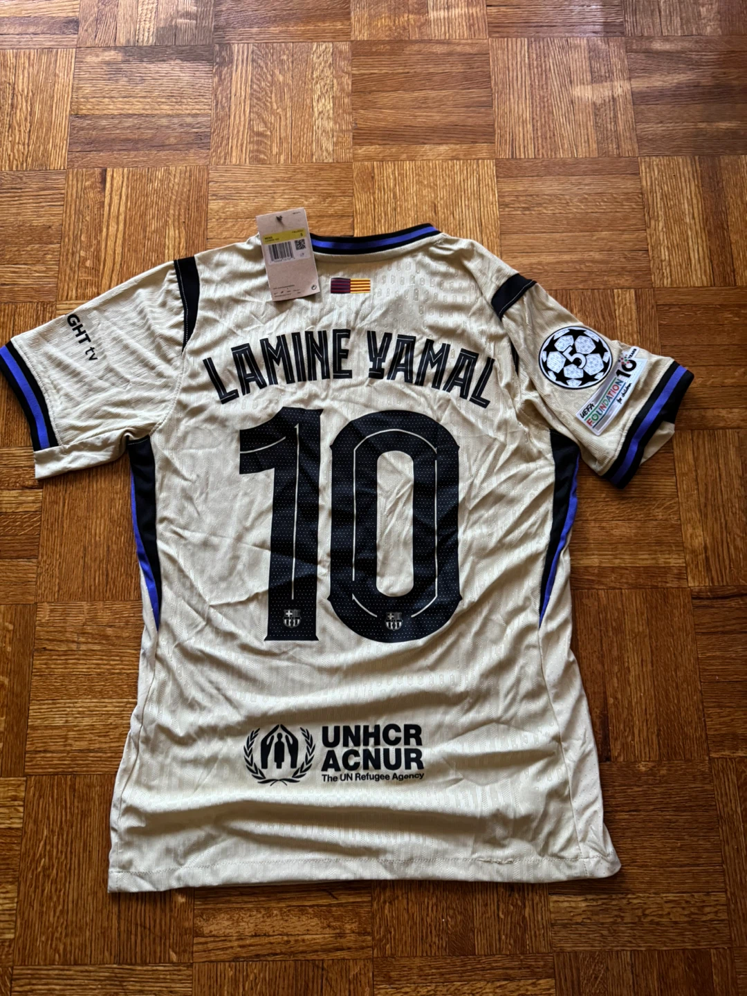 Lamine Yamal 2025/26 Barcelona fc away kit player edition