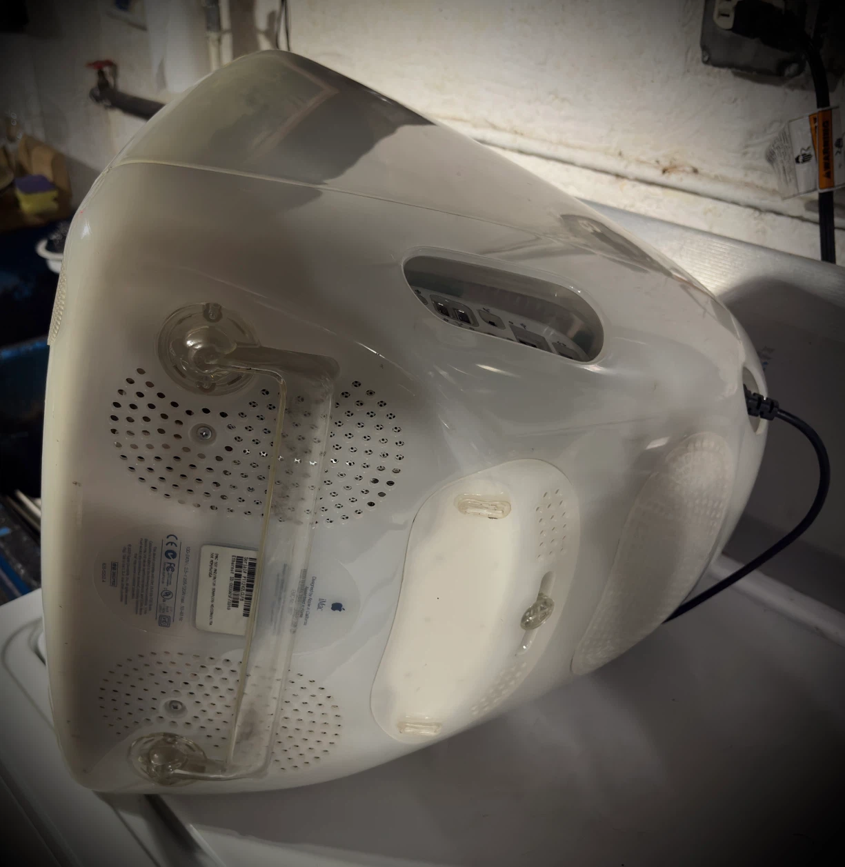 Vintage iMac G3 (Snow White) 500MHz / 128MB / 20GB  / As-Is - photo 3
