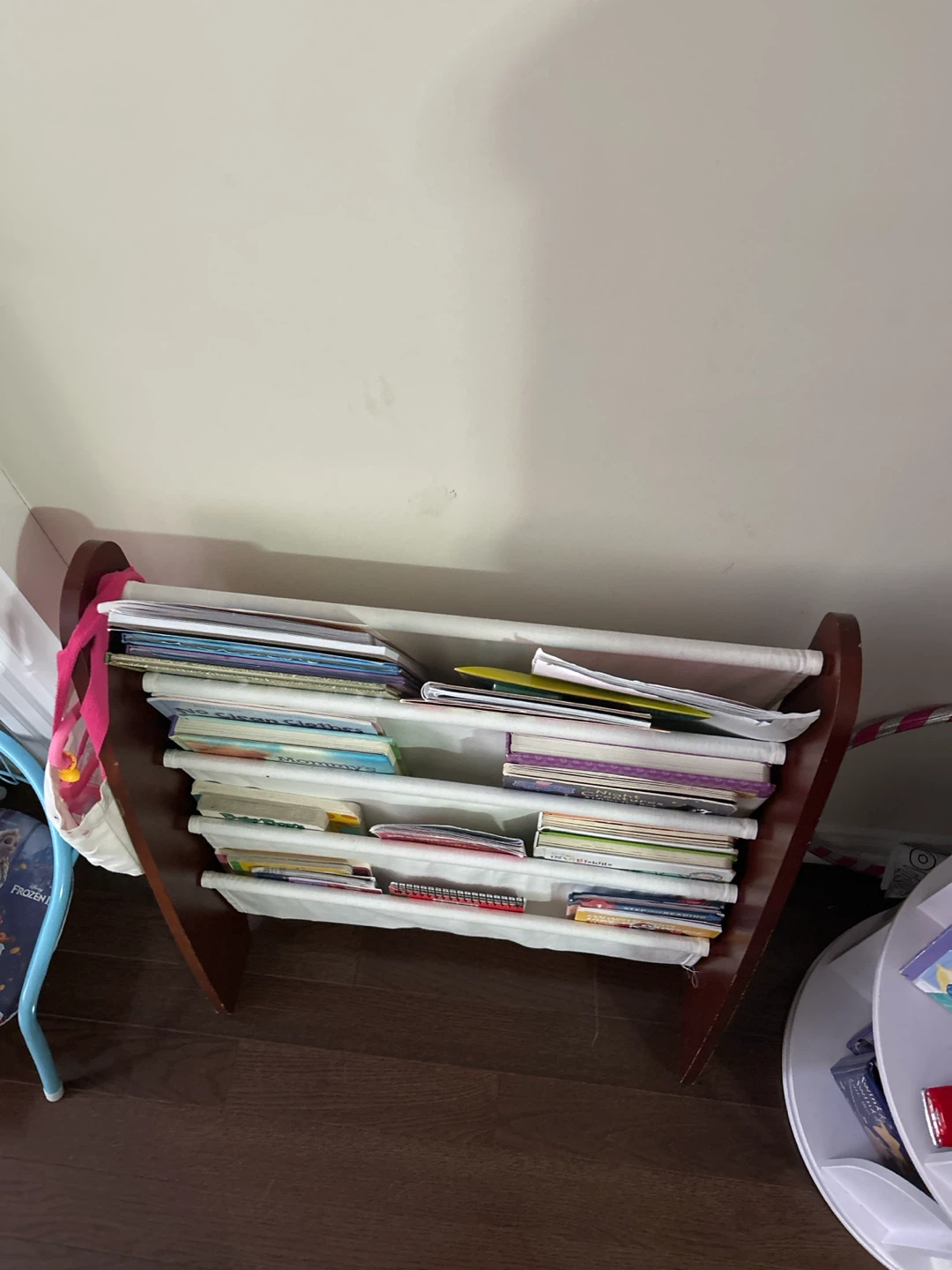 Kids Bookshelf Fabric Sling Organizer - photo 2