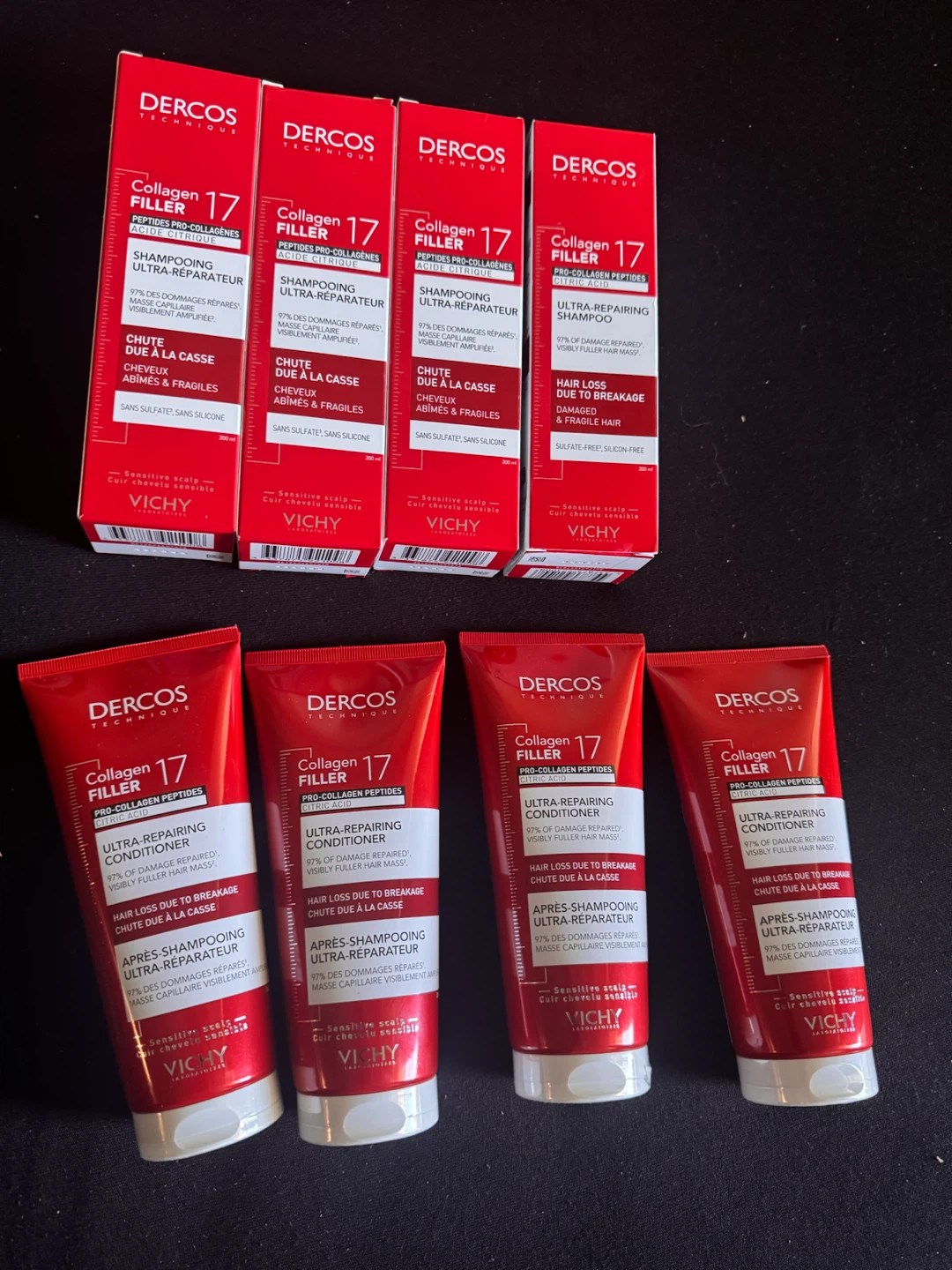 Vichy Dercos Collagen Filler Shampoo & Conditioner