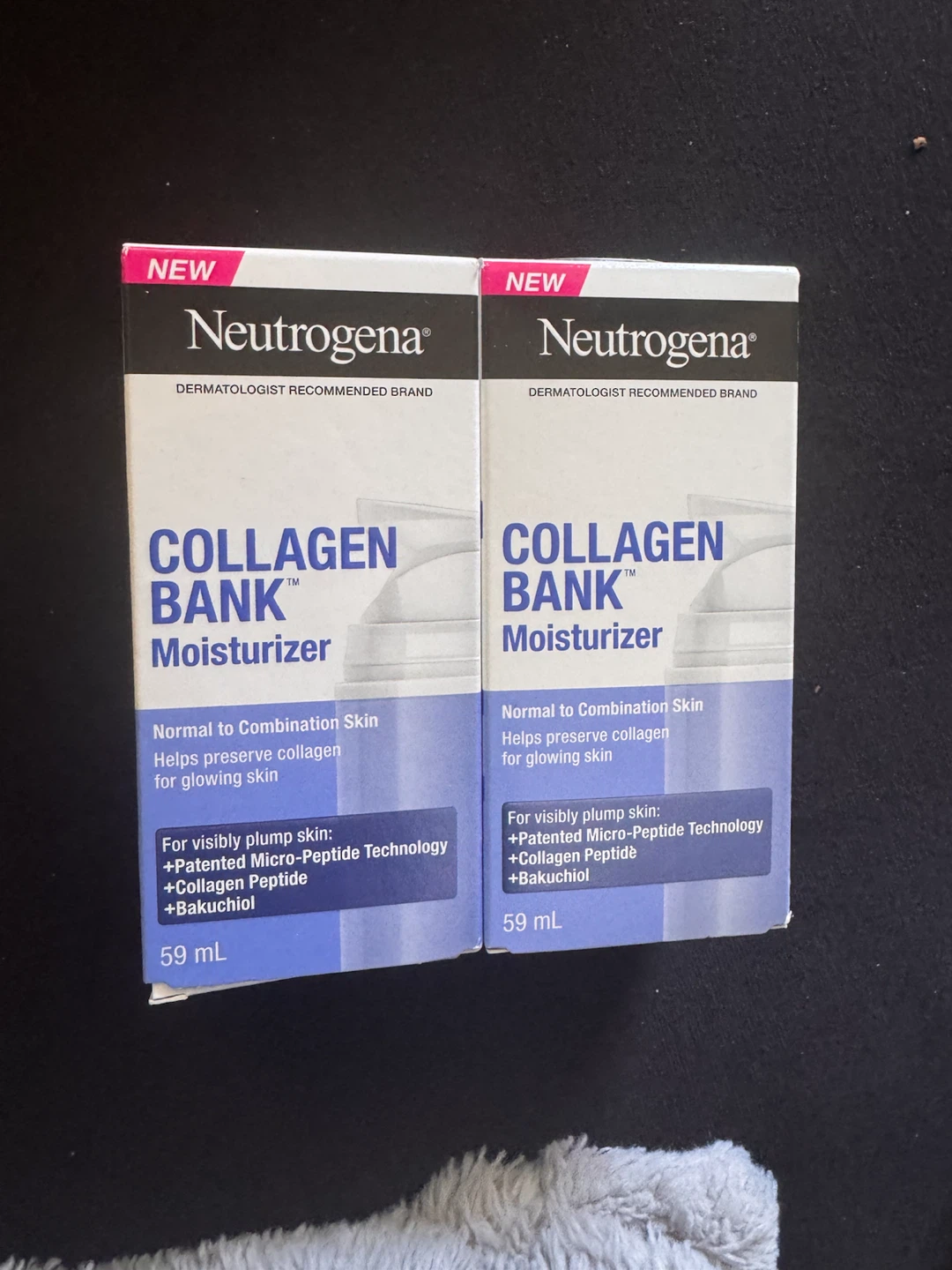 2 Neutrogena Collagen Bank Moisturizers