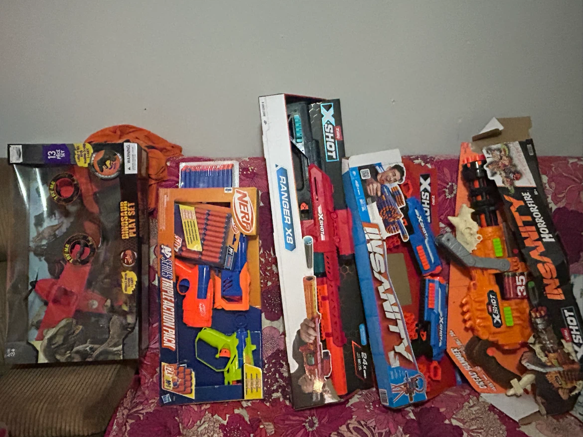 Pistolas de juguete para niño