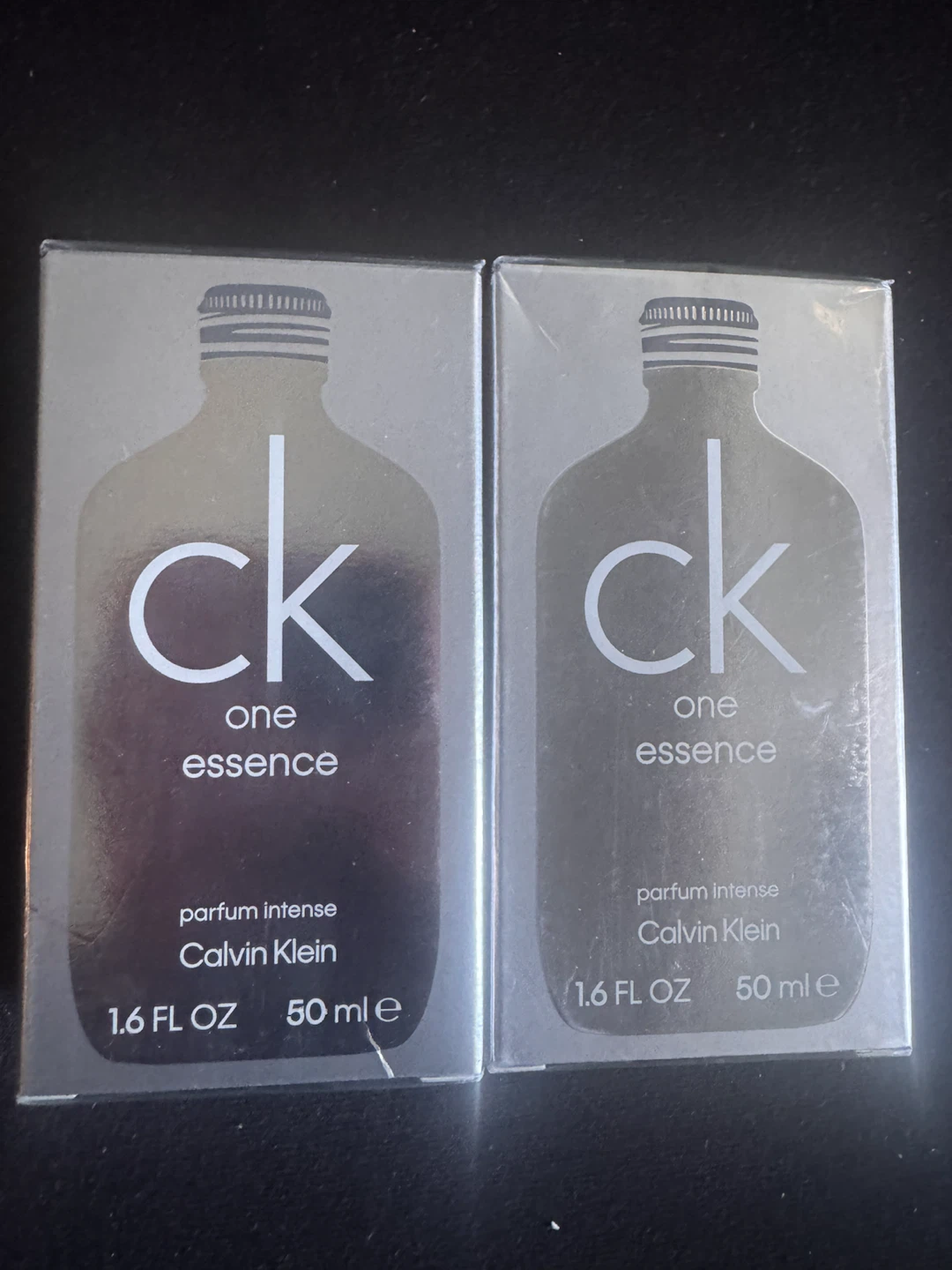 Two Calvin Klein CK One Essence Parfum Intense 50ml