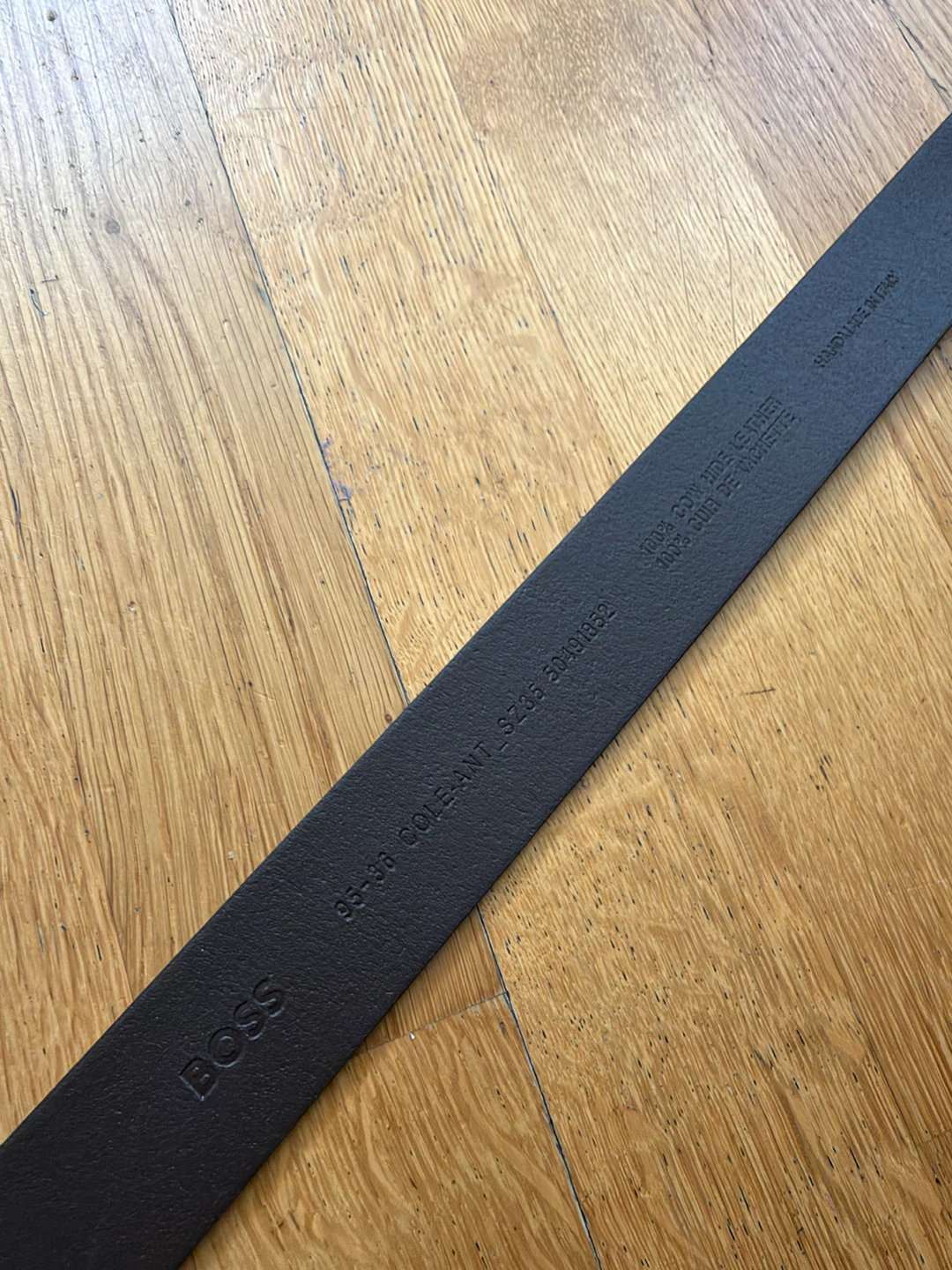 New BOSS Leather Business Belt - Size 36 - photo 4