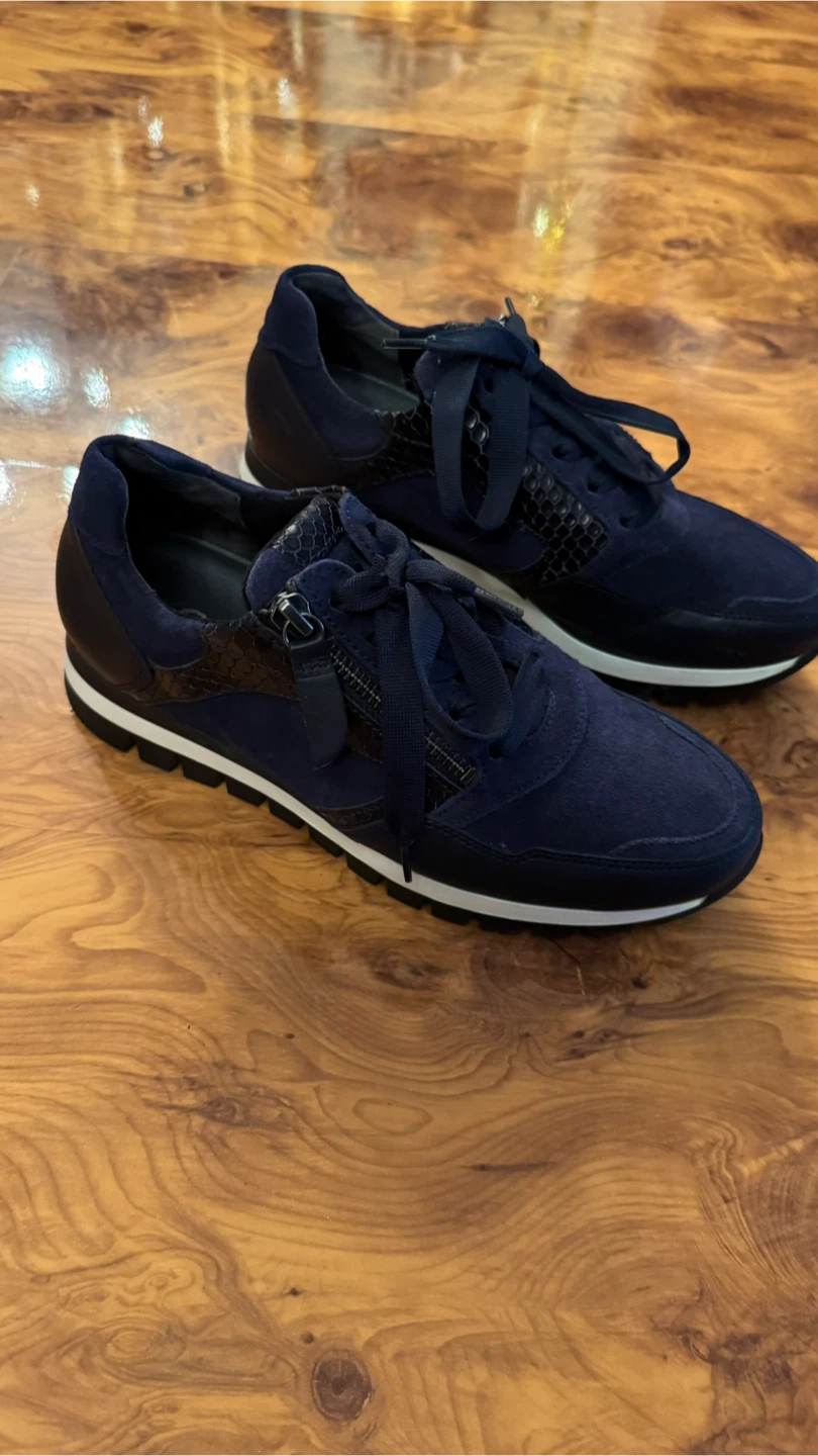 Gabor Comfort Navy Suede Sneakers - photo 3