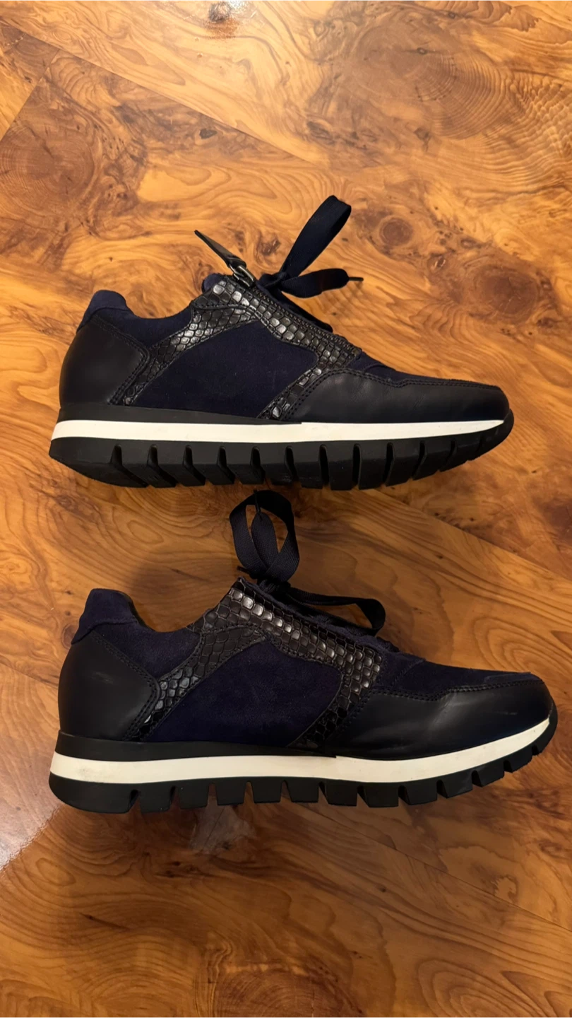 Gabor Comfort Navy Suede Sneakers - photo 5